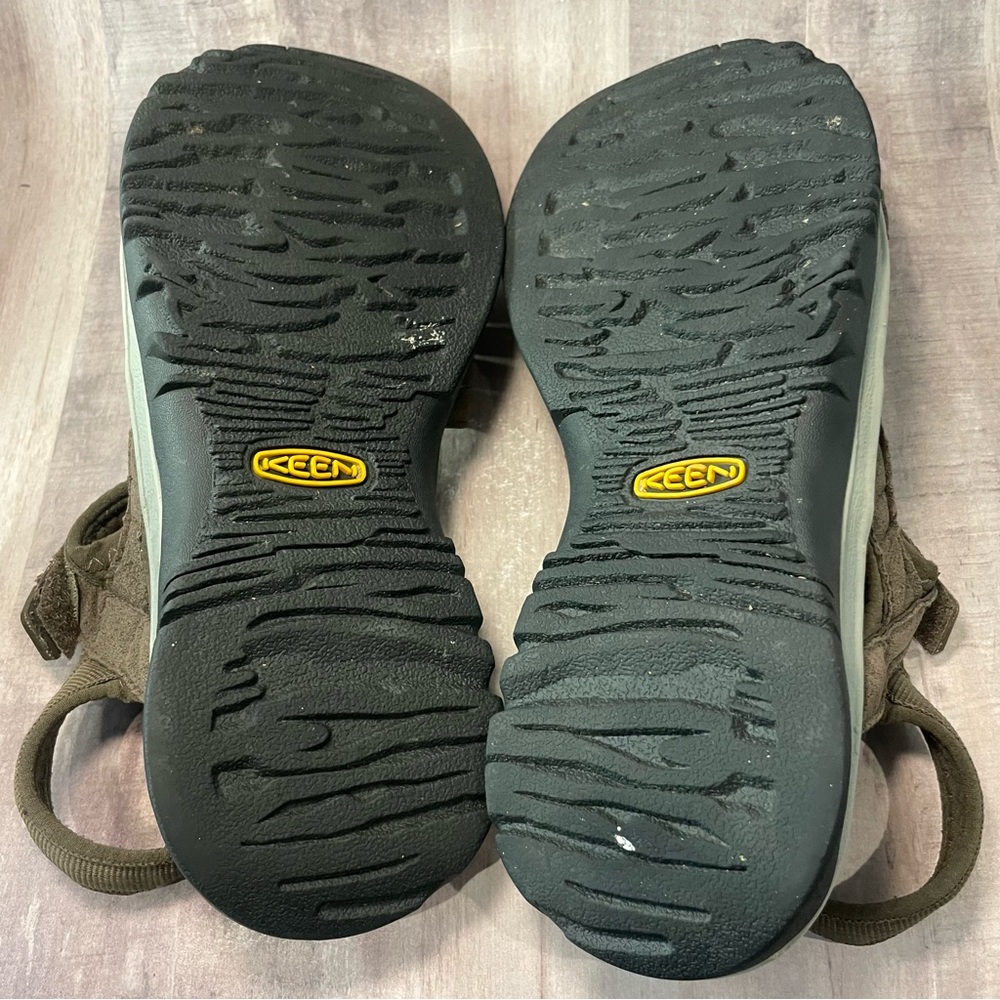 Keen Rose Ankle Strap Sport Sandals Brown w/ Black Cap Toe Women's Size 10 - Picture 9 of 11